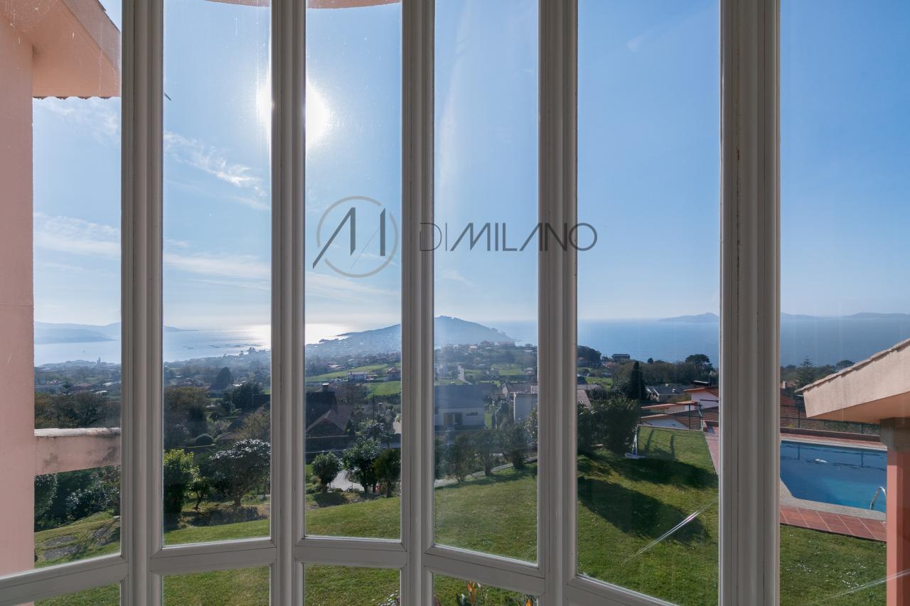 Las mejores vistas de la Ría de Vigo desde la urbanización Los Abetos, Nigrán