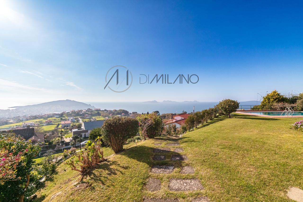 Las mejores vistas de la Ría de Vigo desde la urbanización Los Abetos, Nigrán