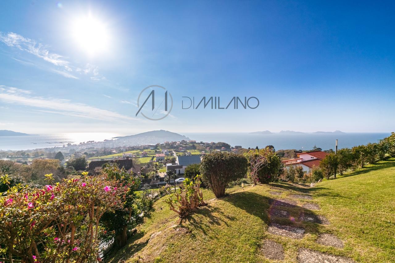 Las mejores vistas de la Ría de Vigo desde la urbanización Los Abetos, Nigrán