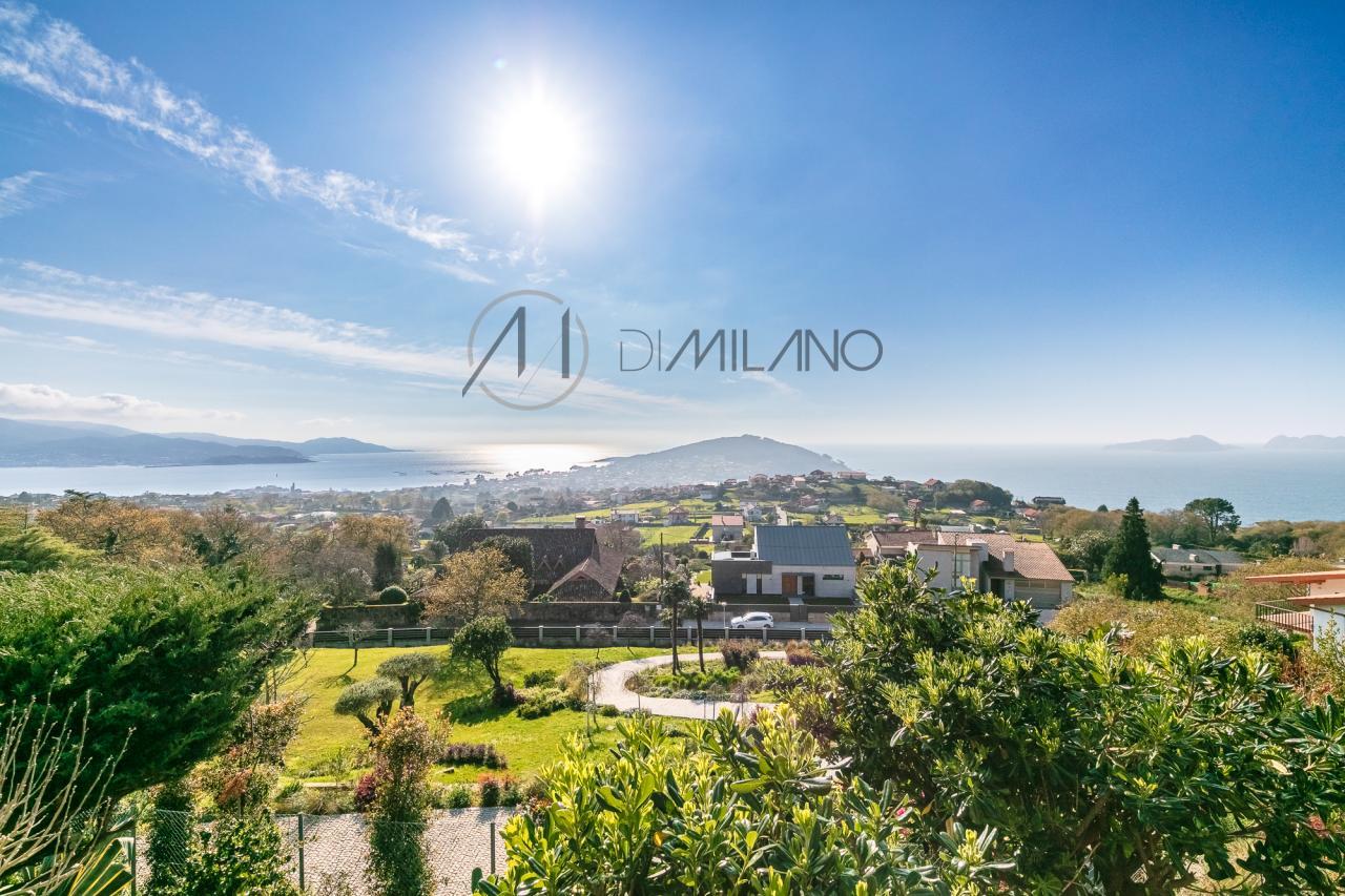 Las mejores vistas de la Ría de Vigo desde la urbanización Los Abetos, Nigrán