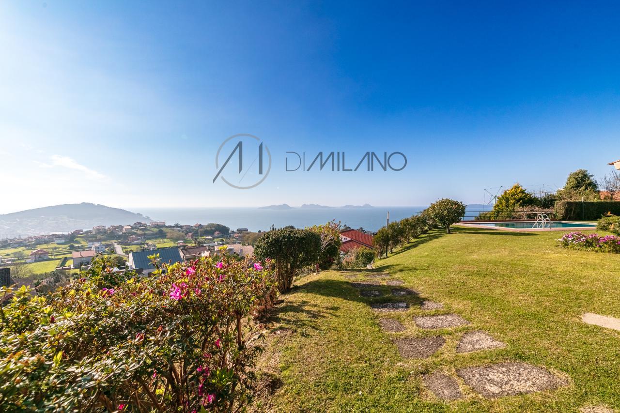 Las mejores vistas de la Ría de Vigo desde la urbanización Los Abetos, Nigrán