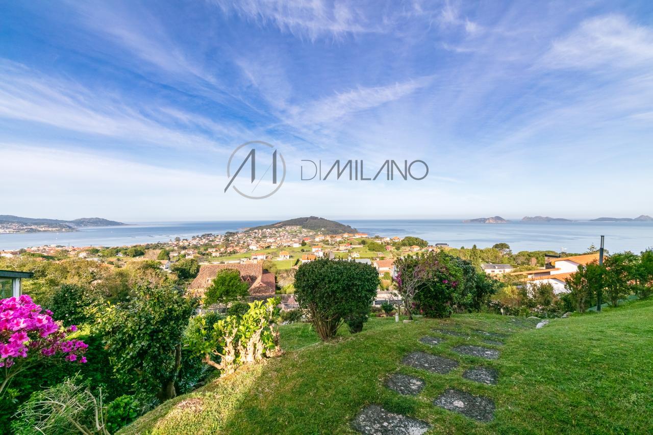 Las mejores vistas de la Ría de Vigo desde la urbanización Los Abetos, Nigrán