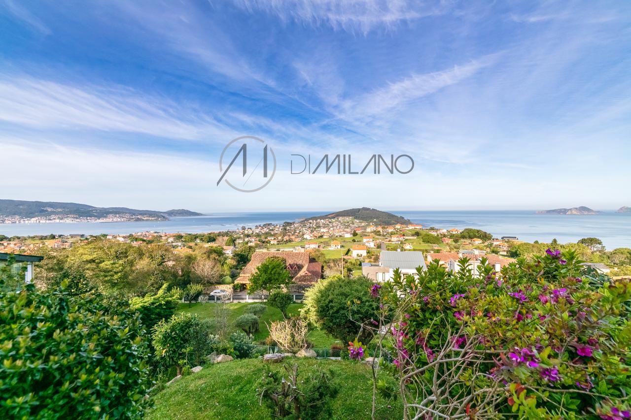 Las mejores vistas de la Ría de Vigo desde la urbanización Los Abetos, Nigrán