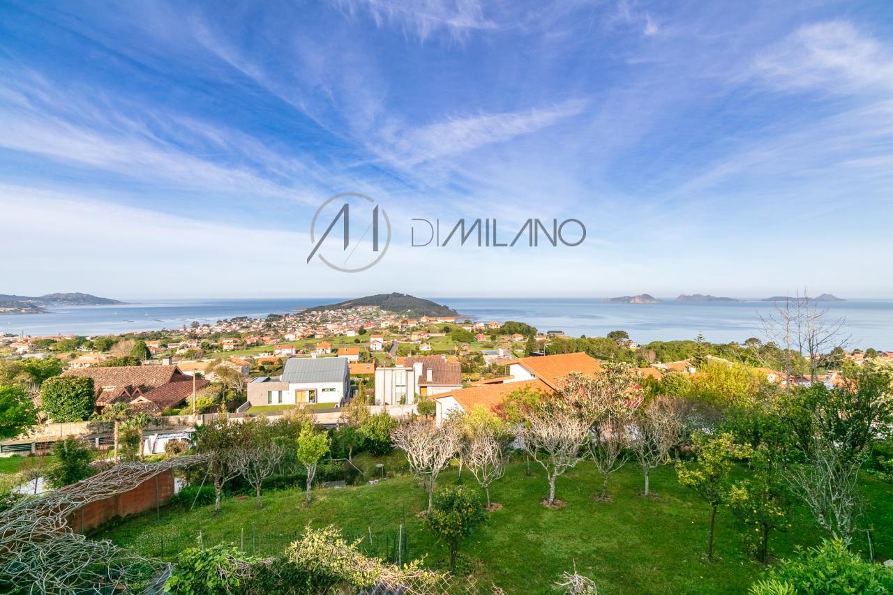 Las mejores vistas de la Ría de Vigo desde la urbanización Los Abetos, Nigrán