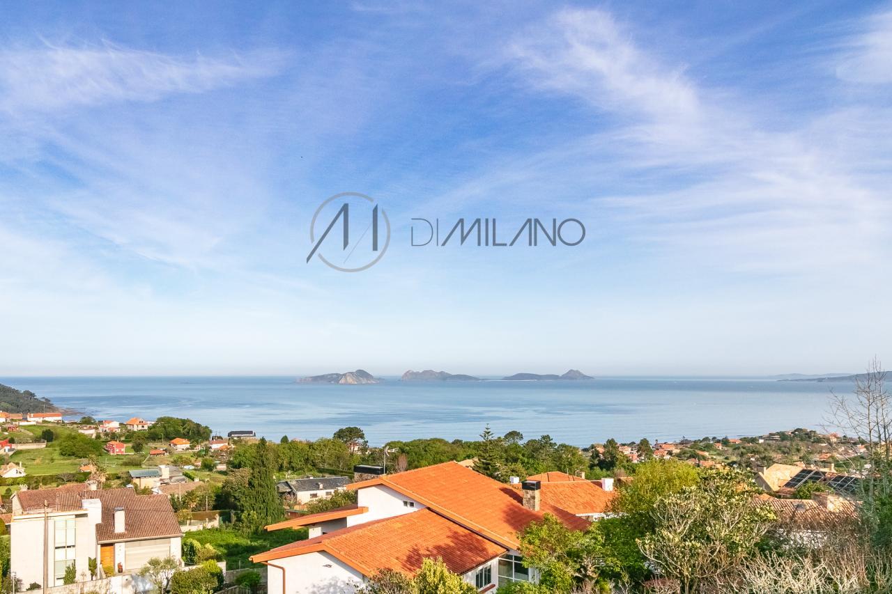 Las mejores vistas de la Ría de Vigo desde la urbanización Los Abetos, Nigrán