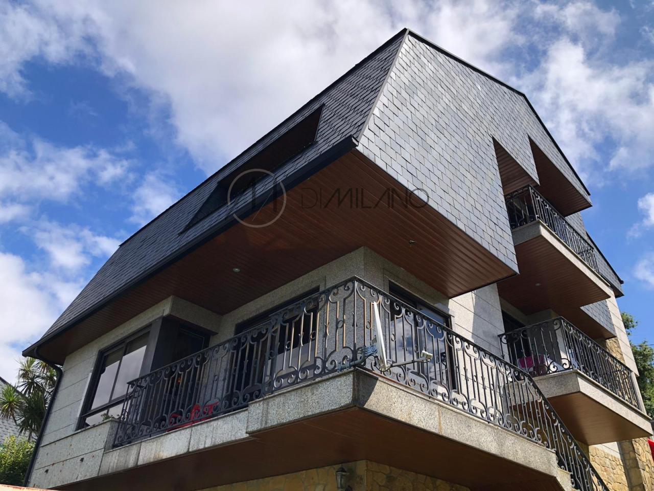 Magnifico chalet de piedra, con piscina e inmejorables vistas de la Ría de Vigo