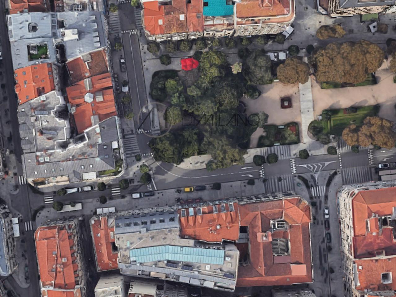 Plaza de aparcamiento en la Alameda de Vigo.