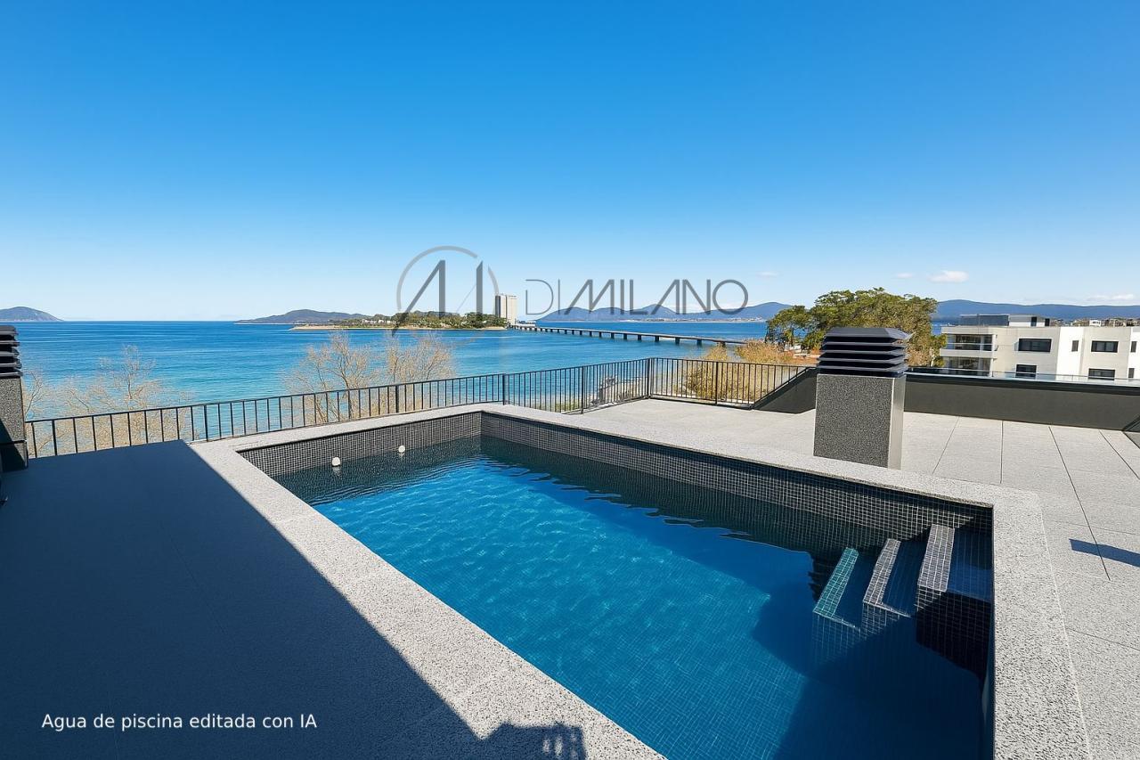 Estrena exclusivo ático con piscina a pie de playa en Canido, Vigo