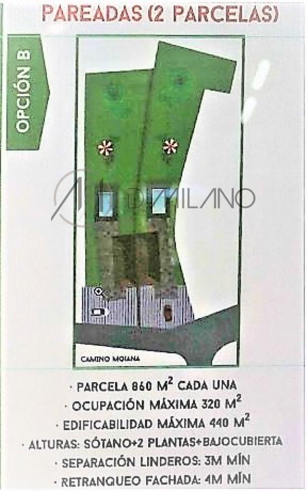 Terreno edificable de 1717m2 en Sardoma, Vigo